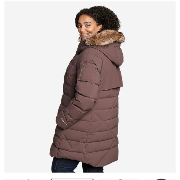 Eddie Bauer Women's Sun Valley Frost Down Parka - Picture 2 of 7